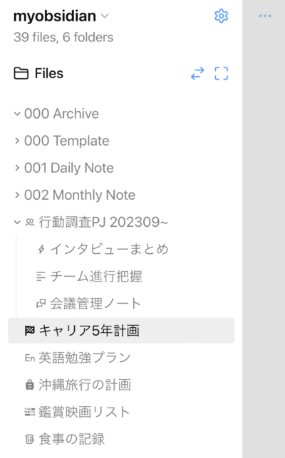 ArchiveやTemplateなどは00Xなど表示して固めてカスタムページを固めて一覧しやすいようにしている。