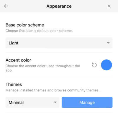 Accent colorはMinimal標準から変えてます。